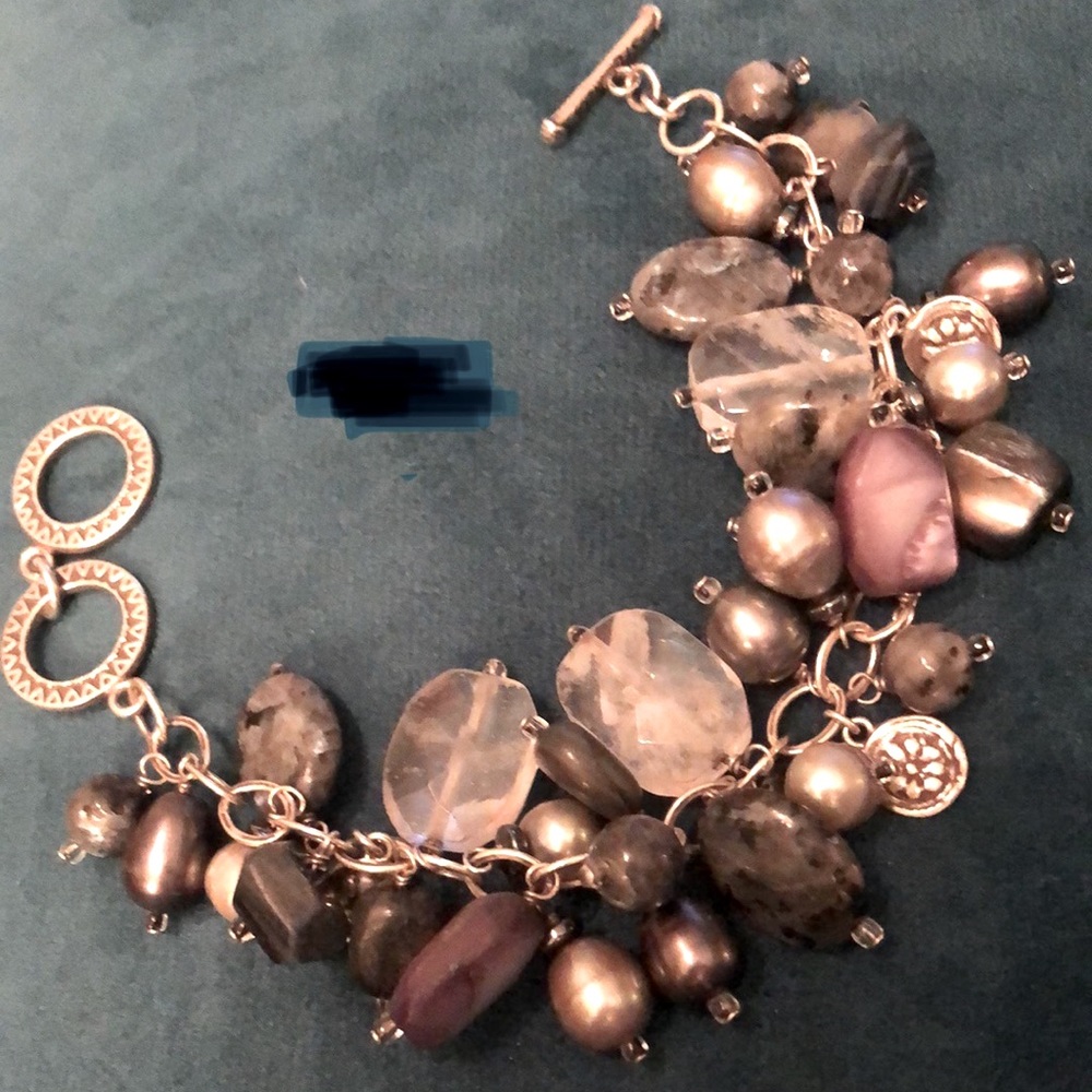 Silpada Hematite cha-cha bracelet